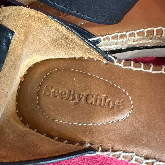 SEE BY CHLOÉ BLACK GLYN ESPADRILLES - Picture 5 of 9